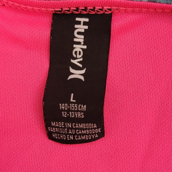 NWOT Hurley Girl's UPF 50+ One-Piece Swimsuit Multicolor - Picture 8 of 12